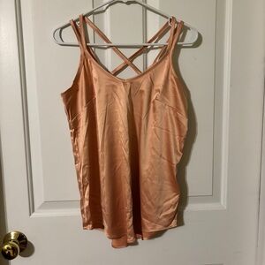 LuLaRoe Peach Camisole with Criss-Cross Back